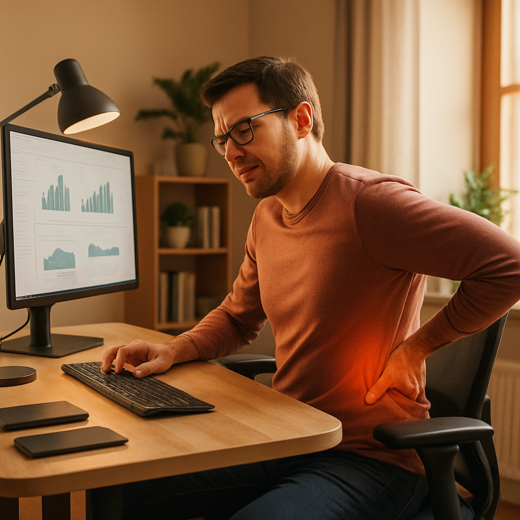 Télétravail et lombalgies : prévenir le mal de dos