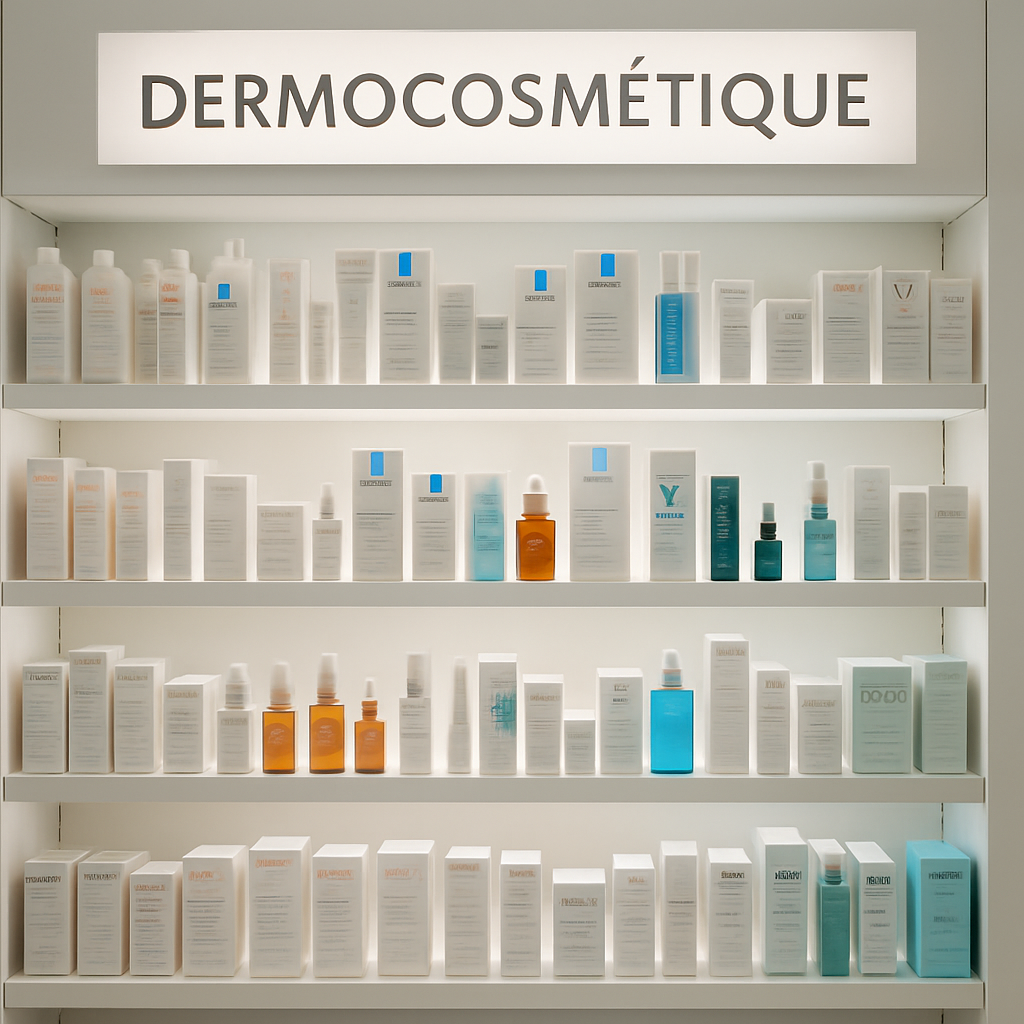 Dermo-cosmétique en pharmacie